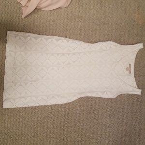 Banana republic white lace dress